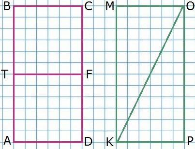 Математика 6 стр 79 номер 338. Сравни площади прямоугольников. Сравни площади прямоугольников ABCD. Сравни площади прямоугольников ABCD И KMOP. Сравните площади прямоугольников.